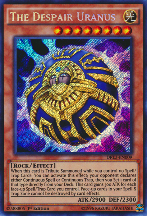 The Despair Uranus [DRL3-EN009] Secret Rare | Odin's Place