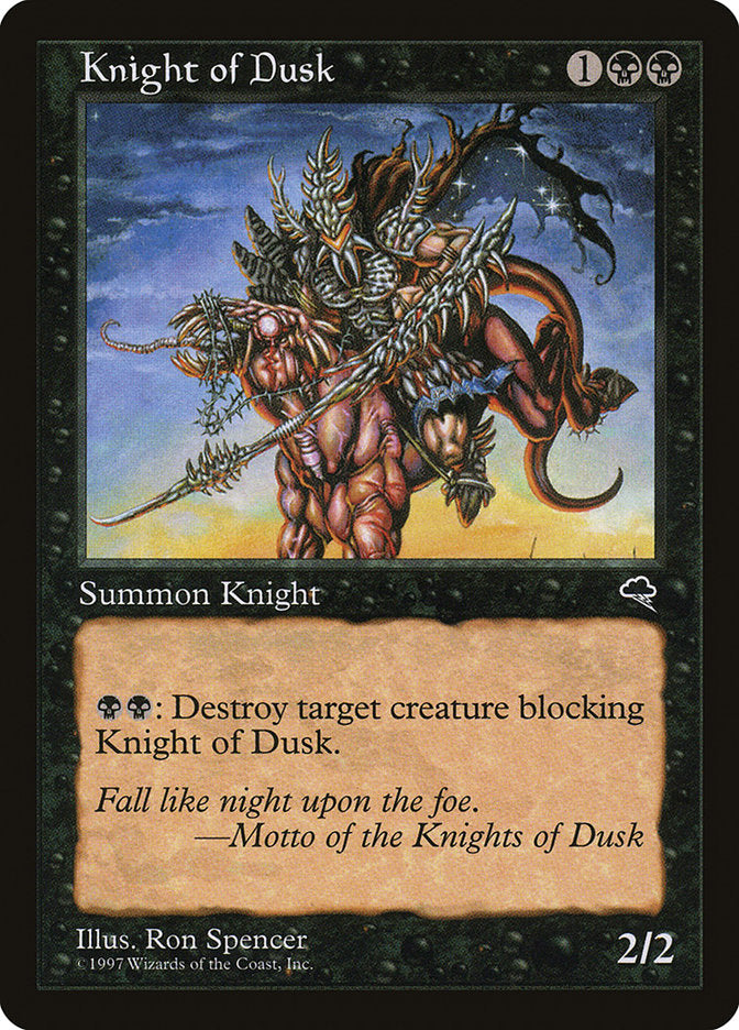 Knight of Dusk (140) [Tempest] | Odin's Place