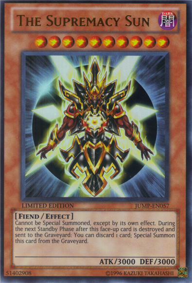The Supremacy Sun [JUMP-EN057] Ultra Rare | Odin's Place