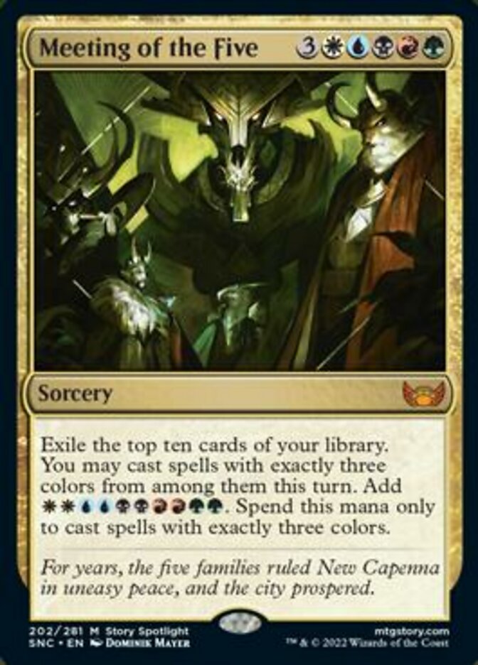 Meeting of the Five [Streets of New Capenna] | Odin's Place