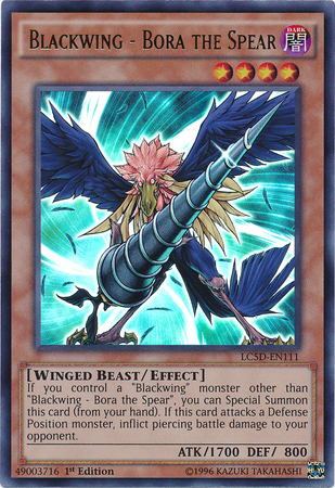 Blackwing - Bora the Spear [LC5D-EN111] Ultra Rare | Odin's Place