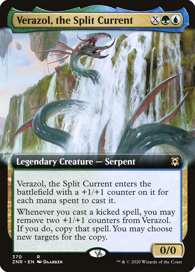 Verazol, the Split Current (Extended Art) [Zendikar Rising] | Odin's Place