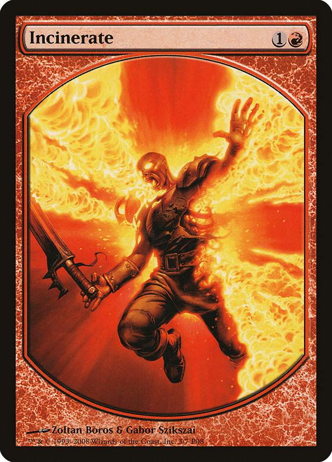 Incinerate (3) [Magic Player Rewards 2008] | Odin's Place