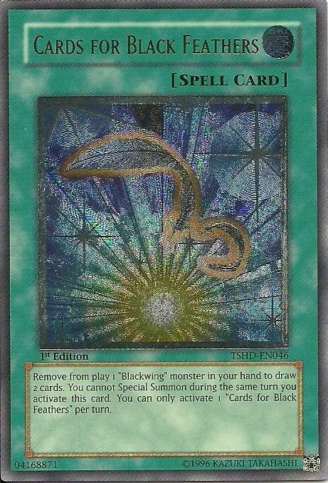 Cards for Black Feathers [TSHD-EN046] Ultimate Rare | Odin's Place