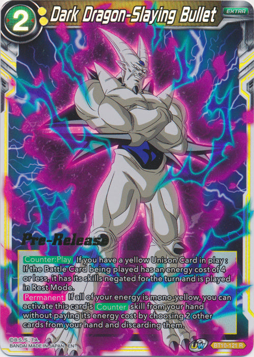 Dark Dragon-Slaying Bullet (BT10-121) [Rise of the Unison Warrior Prerelease Promos] | Odin's Place