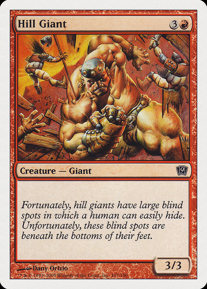 Hill Giant (197) [Ninth Edition] | Odin's Place