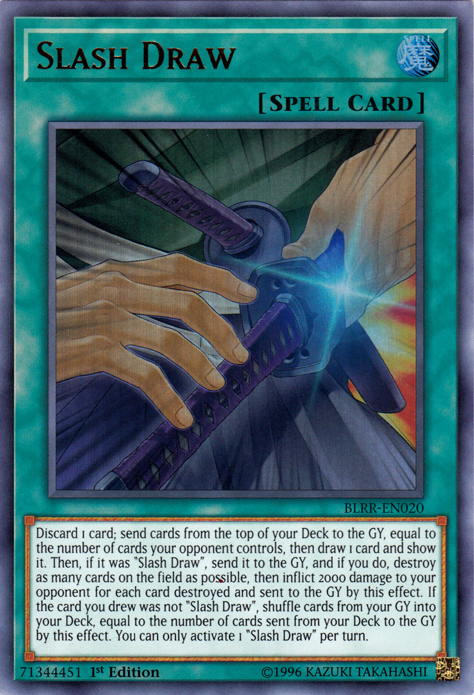 Slash Draw [BLRR-EN020] Ultra Rare | Odin's Place