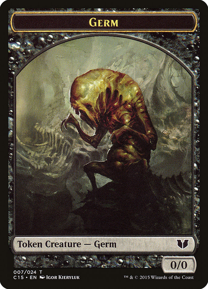 Germ // Zombie Double-Sided Token [Commander 2015 Tokens] | Odin's Place