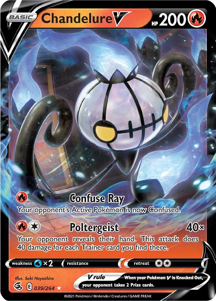 Chandelure V (039/264) [Sword & Shield: Fusion Strike] | Odin's Place