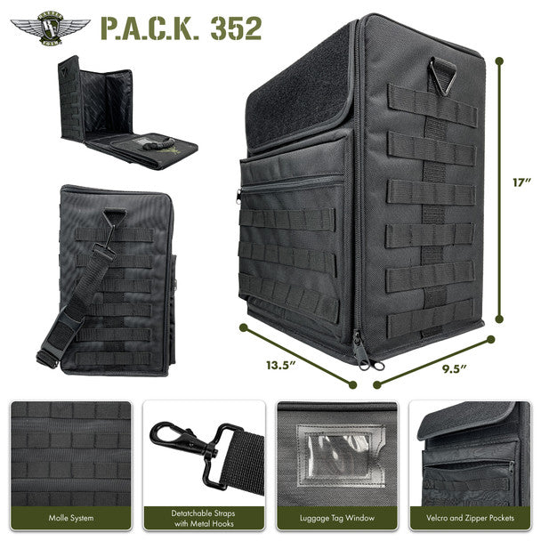 Battle Foam P.A.C.K. 352 Molle wWith Magna Rack Original Load Out | Odin's Place