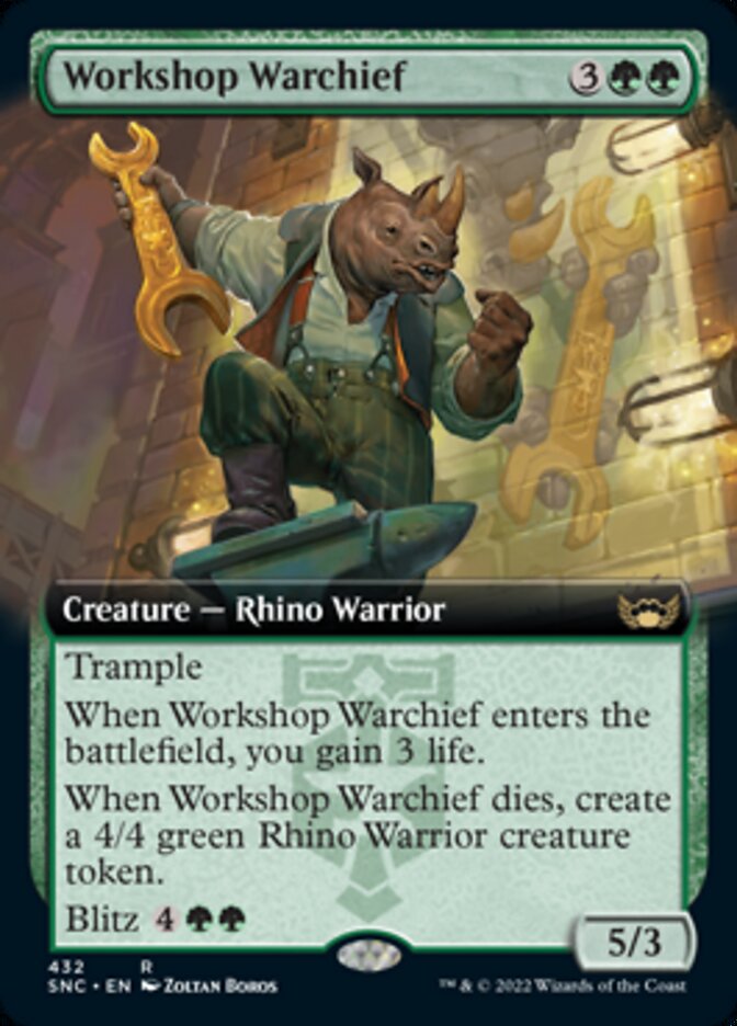 Workshop Warchief (Extended Art) [Streets of New Capenna] | Odin's Place