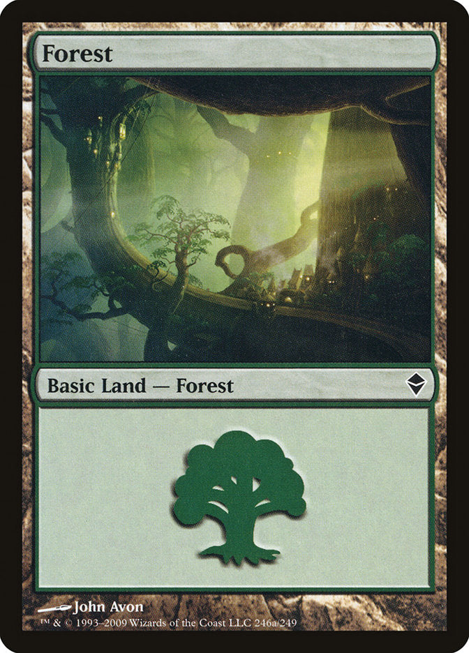 Forest (246a) [Zendikar] | Odin's Place