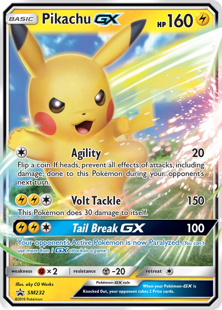 Pikachu GX (SM232) [Sun & Moon: Black Star Promos] | Odin's Place