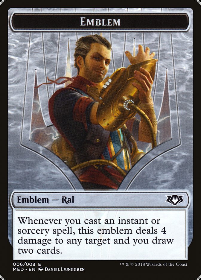 Ral, Izzet Viceroy Emblem (6) [Mythic Edition Tokens] | Odin's Place