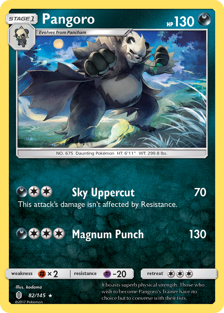 Pangoro (82/145) [Sun & Moon: Guardians Rising] | Odin's Place