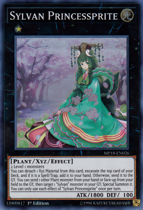 Sylvan Princessprite [MP18-EN026] Super Rare | Odin's Place
