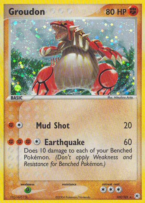 Groudon (102/101) [EX: Hidden Legends] | Odin's Place