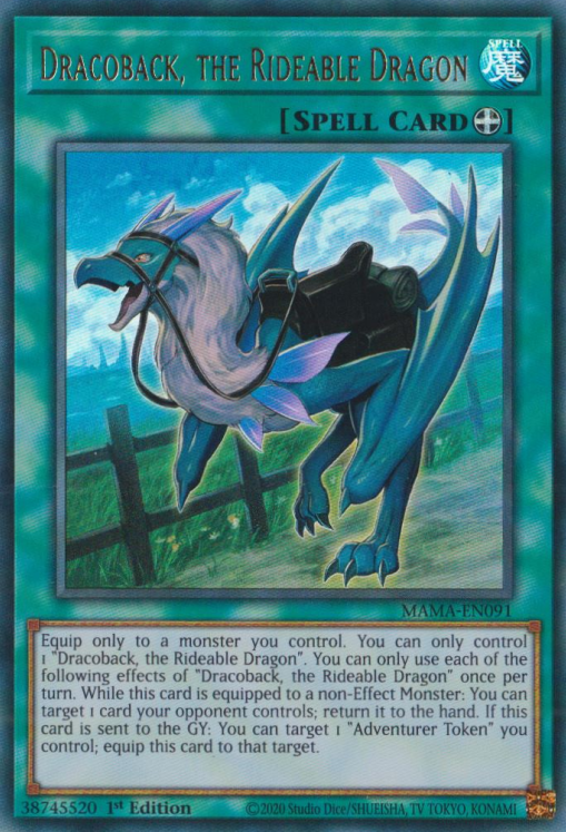 Dracoback, the Rideable Dragon [MAMA-EN091] Ultra Rare | Odin's Place