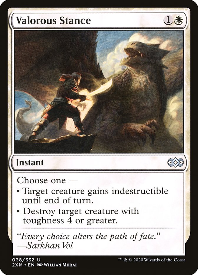 Valorous Stance [Double Masters] | Odin's Place