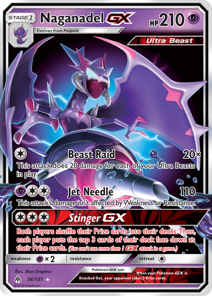 Naganadel GX (56/131) [Sun & Moon: Forbidden Light] | Odin's Place