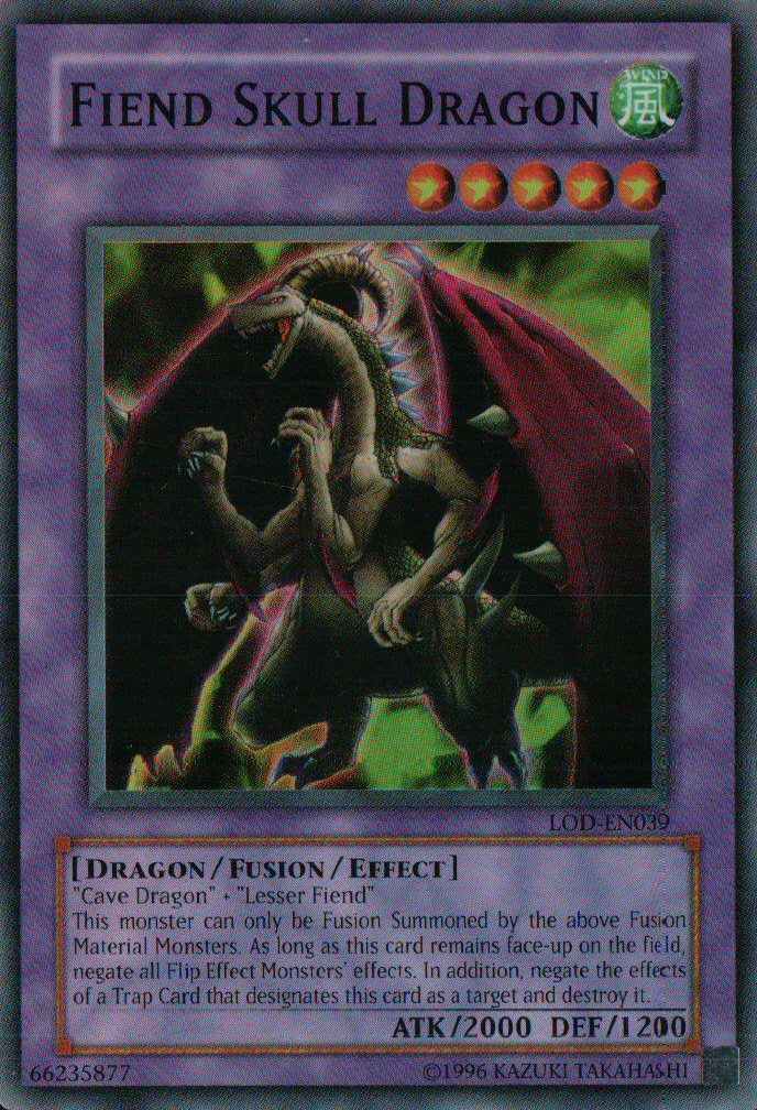 Fiend Skull Dragon [LOD-EN039] Super Rare | Odin's Place