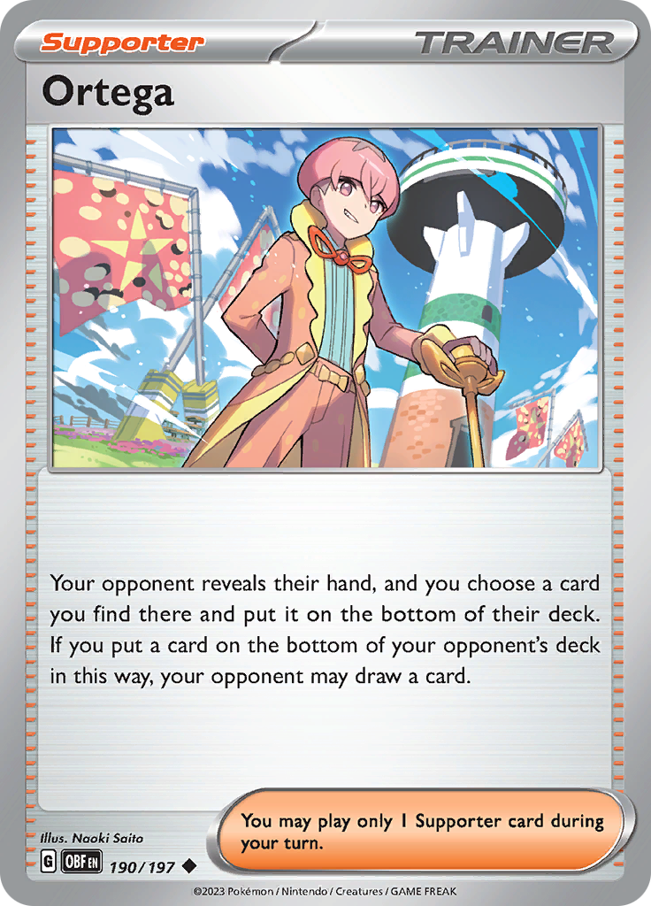 Ortega (190/197) [Scarlet & Violet: Obsidian Flames] | Odin's Place