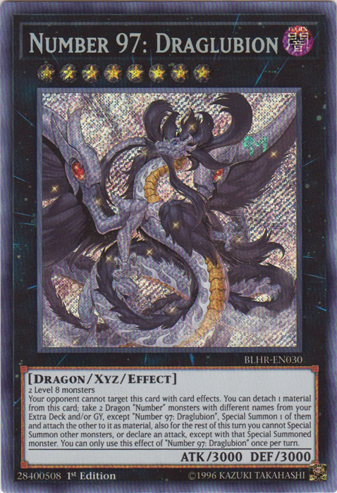 Number 97: Draglubion [BLHR-EN030] Secret Rare | Odin's Place