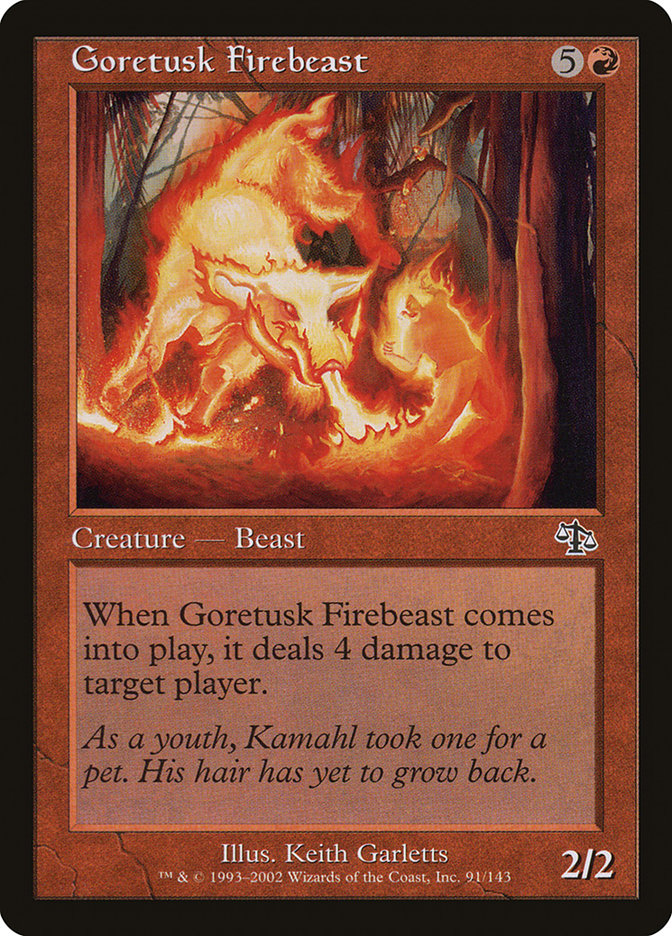 Goretusk Firebeast (91) [Judgment] | Odin's Place