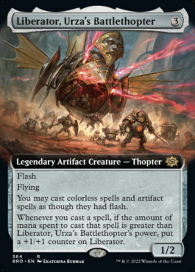 Liberator, Urza's Battlethopter (Extended Art) [The Brothers' War] | Odin's Place