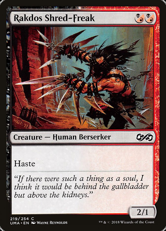 Rakdos Shred-Freak (219) [Ultimate Masters] | Odin's Place