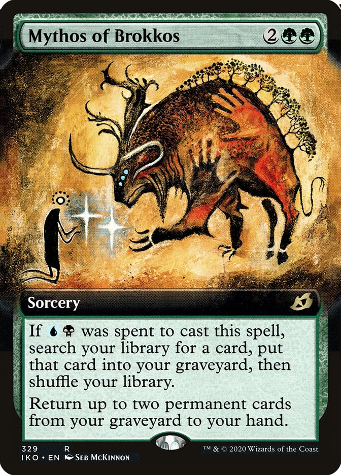 Mythos of Brokkos (Extended Art) [Ikoria: Lair of Behemoths] | Odin's Place