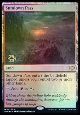 Sundown Pass [Innistrad: Crimson Vow Prerelease Promos] | Odin's Place
