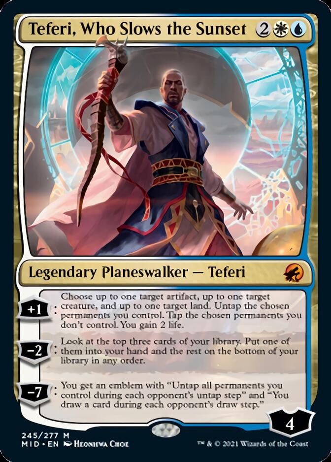 Teferi, Who Slows the Sunset [Innistrad: Midnight Hunt] | Odin's Place