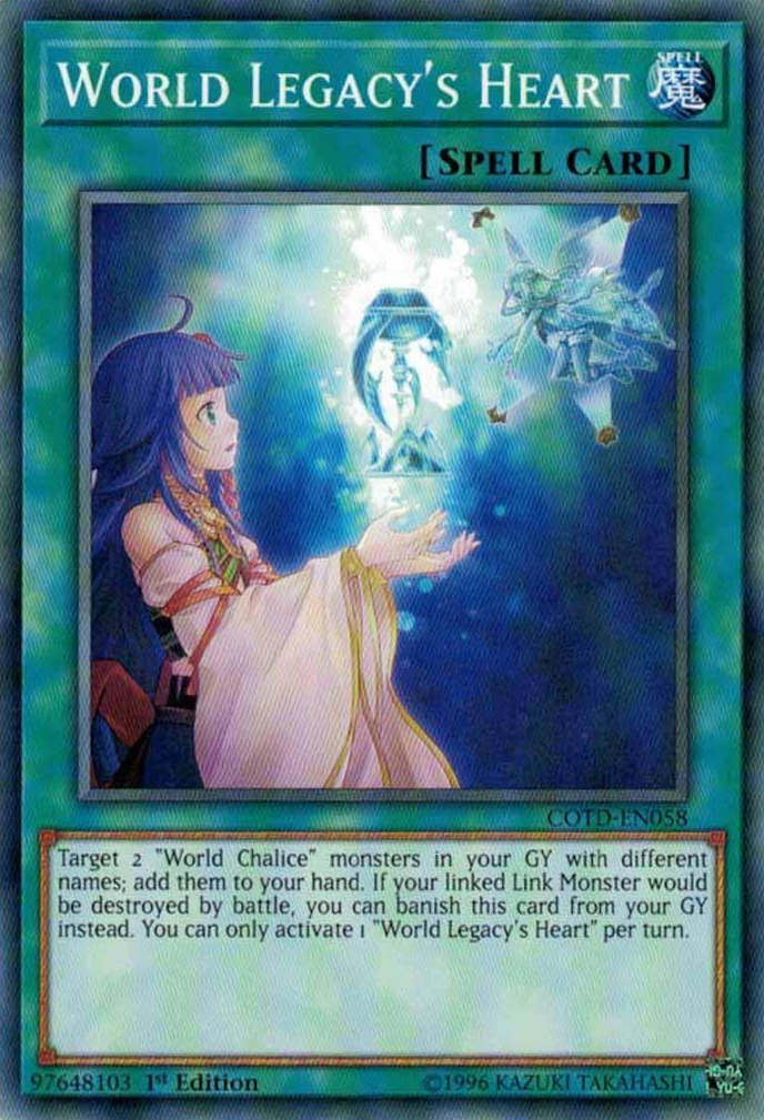 World Legacy's Heart [COTD-EN058] Common | Odin's Place