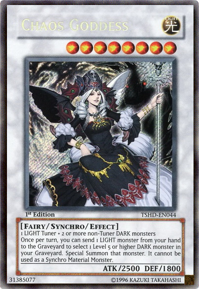 Chaos Goddess [TSHD-EN044] Secret Rare | Odin's Place