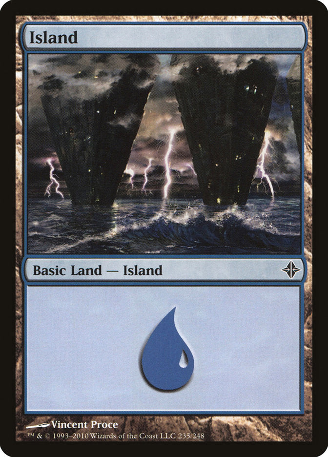 Island (235) [Rise of the Eldrazi] | Odin's Place