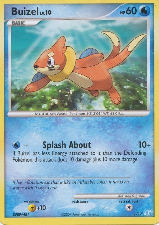 Buizel (1/12) [Diamond & Pearl: Trainer Kit - Manaphy] | Odin's Place