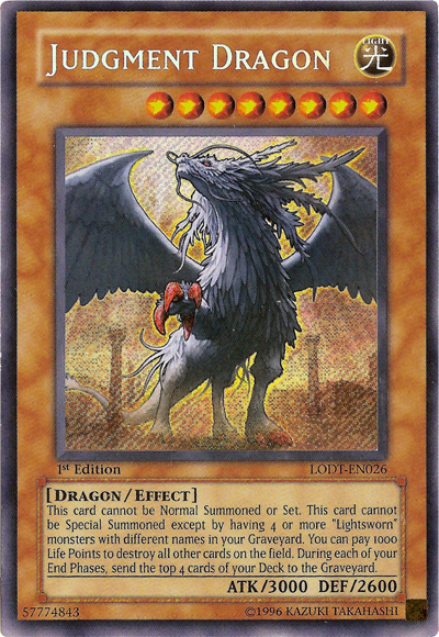 Judgment Dragon [LODT-EN026] Secret Rare | Odin's Place