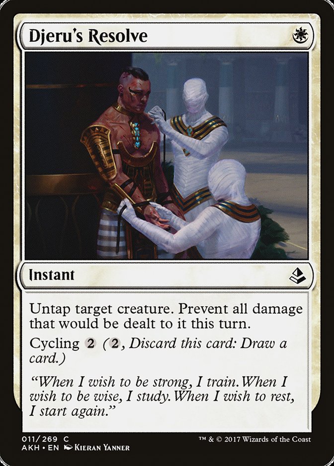 Djeru's Resolve (11) [Amonkhet] | Odin's Place