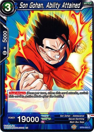 Son Gohan, Ability Attained (BT6-032) [Destroyer Kings] | Odin's Place