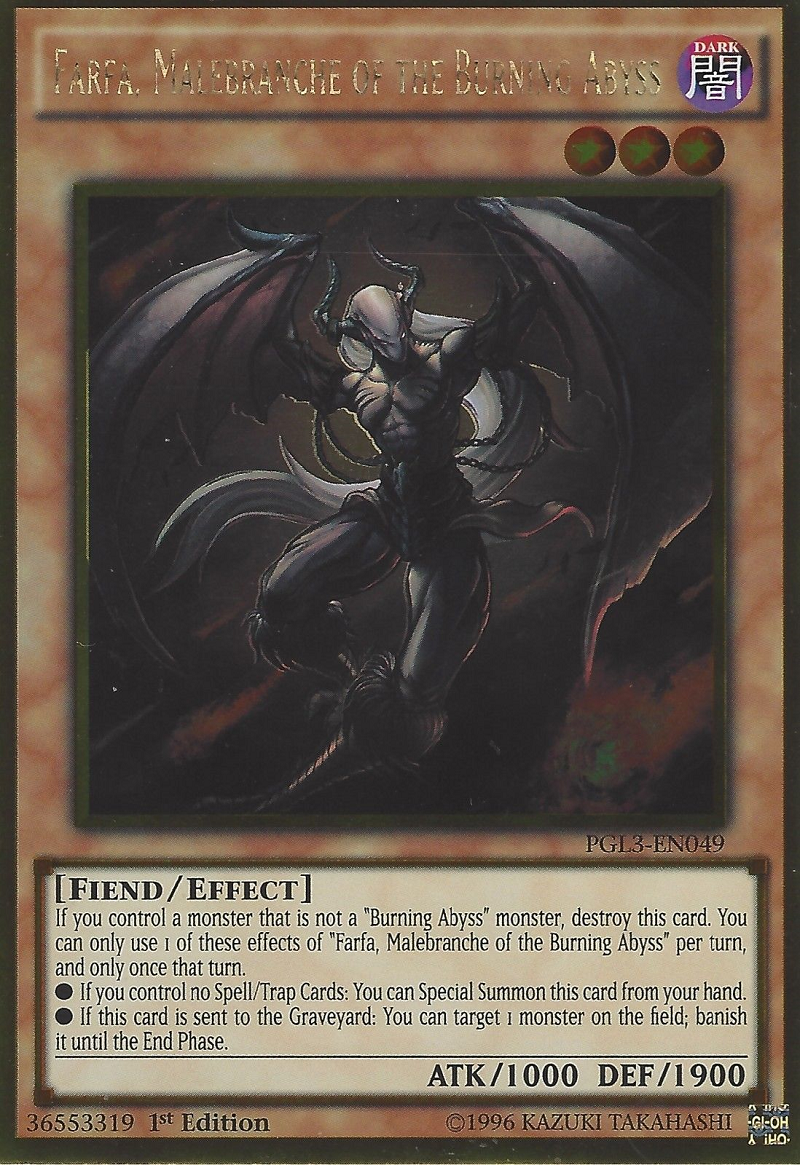 Farfa, Malebranche of the Burning Abyss [PGL3-EN049] Gold Rare | Odin's Place