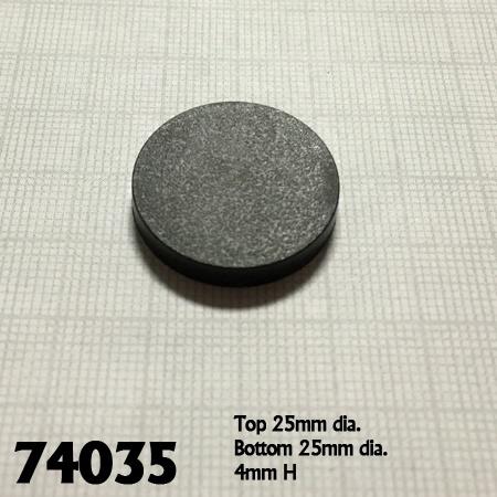 Reaper Miniature Bases: 1in Round Plastic RPG Base (20) | Odin's Place