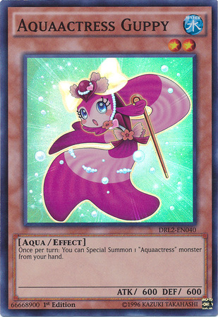 Aquaactress Guppy [DRL2-EN040] Super Rare | Odin's Place