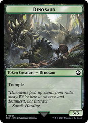Gnome // Dinosaur (0001) Double-Sided Token [The Lost Caverns of Ixalan Tokens] | Odin's Place