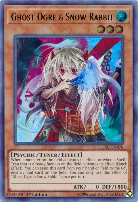 Ghost Ogre & Snow Rabbit [LCKC-EN078] Ultra Rare | Odin's Place