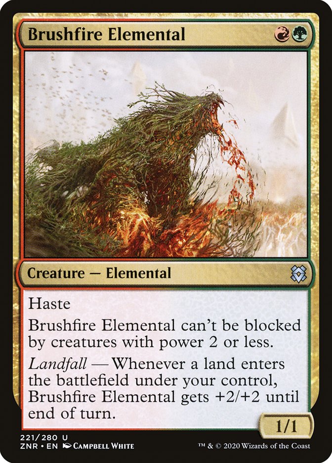 Brushfire Elemental [Zendikar Rising] | Odin's Place
