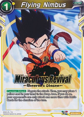 Flying Nimbus (Shenron's Chosen Stamped) (BT3-104) [Tournament Promotion Cards] | Odin's Place