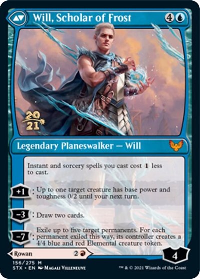 Rowan, Scholar of Sparks // Will, Scholar of Frost [Strixhaven: School of Mages Prerelease Promos] | Odin's Place