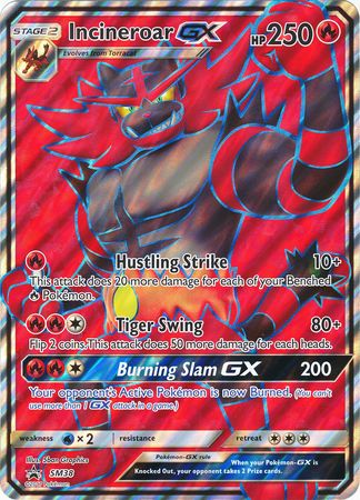 Incineroar GX (SM38) (Jumbo Card) [Sun & Moon: Black Star Promos] | Odin's Place