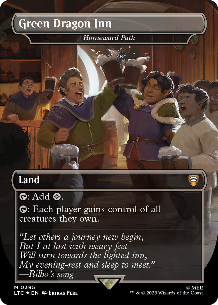 Green Dragon Inn - Homeward Path (Surge Foil Realms and Relics) [The Lord of the Rings: Tales of Middle-Earth Commander] | Odin's Place